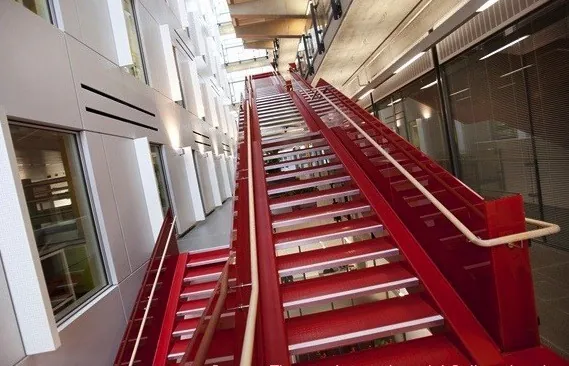 Steel staircases fabricated and installed by Koyda at Imperial College London